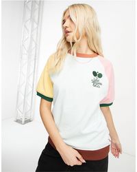 Levi's - – t-shirt mit grafik und em farbblockdesign - Lyst
