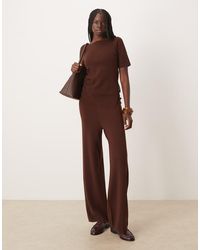 ASOS - Gebreide Broek Met Structuur - Lyst