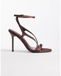 Public Desire - Sheer Heeled Sandals - Lyst
