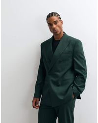 ASOS - Slim Double Breasted Colbert - Lyst