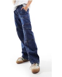 Miss Selfridge - – weit geschnittene cargo-jeans - Lyst