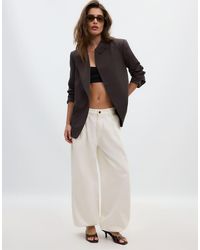 Stradivarius - Asymmetrical Regular Fit Blazer - Lyst