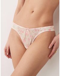 For Love & Lemons - Lottie Lingerie Thong - Lyst