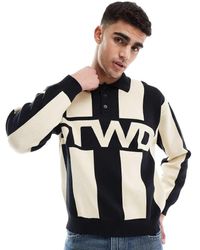 Pull&Bear - Polo Nera - Lyst