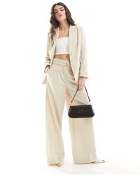 French Connection - Everlyn Wide Leg Suit Trouser - Lyst