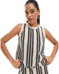 Object - Open Knit Sleeveless Top Co-ord - Lyst