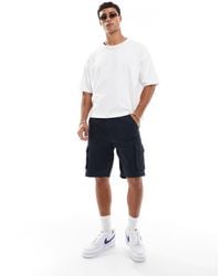 Threadbare - Cotton Twill Longline Cargo Shorts - Lyst