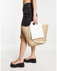 TOPSHOP Beach bag tote and straw bags for Women | Online Sale up to 56% off  | Lyst
