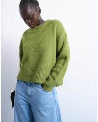 TOPSHOP - – ultimate – flauschiger strickpullover aus wollmix - Lyst