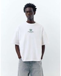 Pull&Bear - Downtown Edition Embroidered T-Shirt - Lyst
