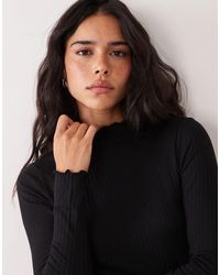 Jdy - High Neck Lettuce Edge Top - Lyst