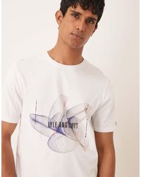 Lyle & Scott - 3d Line Graphic T-shirt - Lyst