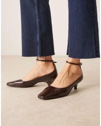 Mango - Kitten Heeled Mary Jane With Ankle Strap - Lyst