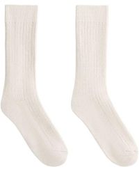 Oysho - Cashmere 18% Classic Socks - Lyst