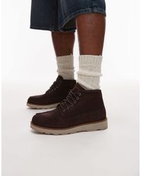 Timberland - – mittelhohe chukka-stiefel aus wildleder - Lyst