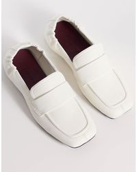 ASOS - Melody Square Toe Soft Loafers - Lyst