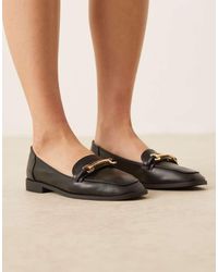 ASOS - Verity Loafer Flat Shoes With Trim - Lyst