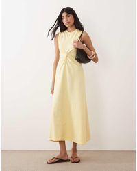 ASOS - Sleeveless Maxi Dress With Knot Detail - Lyst