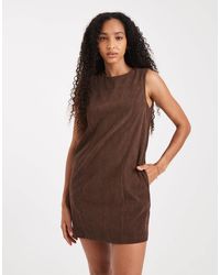 Threadbare - – ärmelloses minikleid aus cord - Lyst
