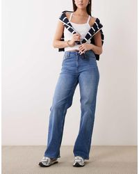 ONLY - Hannah Extra High Waist Wide Leg Jeans - Lyst