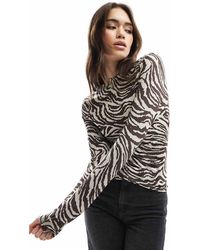 ONLY - 2-ways Long Sleeves Top - Lyst