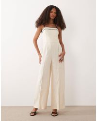 Mango - Strappy Jumpsuit - Lyst