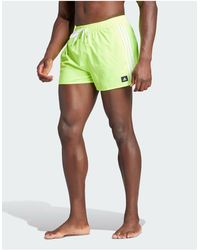 adidas Originals - Adidas 3-stripes Clx Short-length Swim Shorts - Lyst