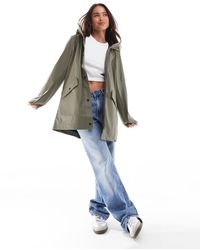 ONLY - Hooded Raincoat - Lyst