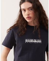 Napapijri - – cropped t-shirt - Lyst