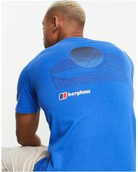 Berghaus - Snowdon - t-shirt con stampa di sole sul retro - Lyst