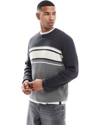Hollister - – kastiger strickpullover - Lyst