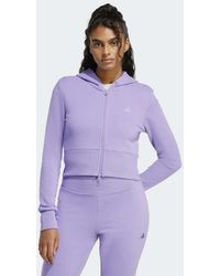 adidas Originals - Seasonal Essentials French Terry Full-Zip Hoodie - Lyst