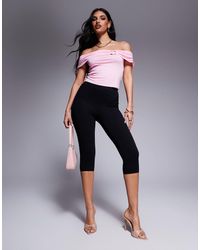 AFRM - – ettie – knöchellange hose aus kreppstick - Lyst