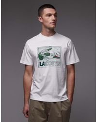 Lacoste - Croc Chest Graphic - Lyst