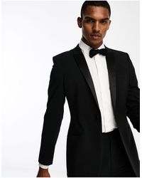 ASOS - Super Skinny Tuxedo Suit Jacket - Lyst