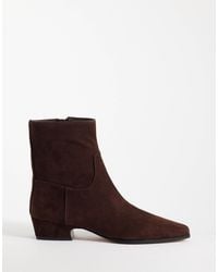 Steve Madden - Dusty Flat Mid Ankle Boots - Lyst