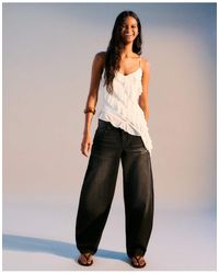 Bershka - Barrel Jeans - Lyst