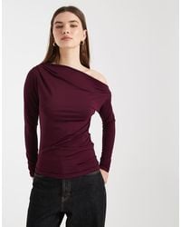 Cotton On - Georgie Off Shoulder Long Sleeve Top - Lyst