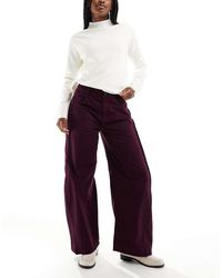 ASOS - Horseshoe Trousers With Tab Waist Detail - Lyst