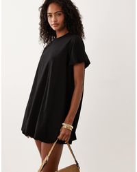 ASOS - Short Puff Sleeve Bubble Mini Dress - Lyst