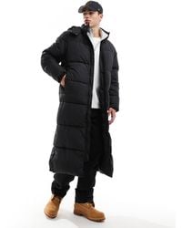 ASOS - Longline Puffer Jacket With Hood - Lyst