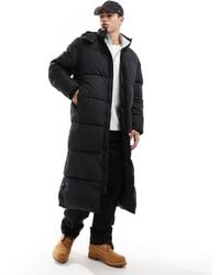 ASOS - – lang geschnittene, e pufferjacke mit kapuze - Lyst
