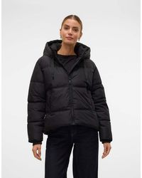 Vero Moda - Sophie Gewatteerde Jas Met Capuchon - Lyst