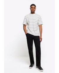 River Island - Tapered Fit Jeans - Lyst