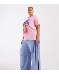 ASOS - Asos Design Curve Crinkle Tipped Pull On Pants With Waist Tie - Lyst