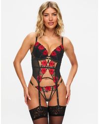 Ann Summers - Caged Rose Padded Basque - Lyst