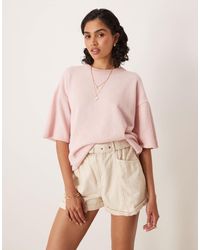 ASOS - Knitted Slub Relaxed T-shirt - Lyst