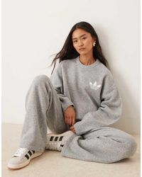 adidas Originals - Knitted Sweatshirt Heather - Lyst
