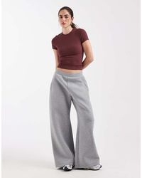 ASOS - Bra Free Seamless Rib Crew Baby Tee - Lyst