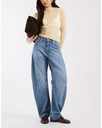 Levi's - Jean barrel cinch en denim moyen - Lyst